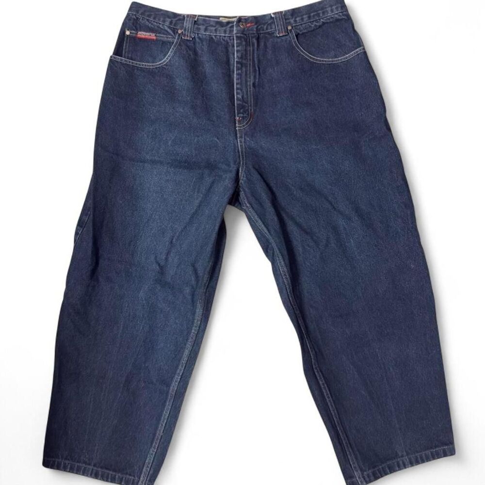Unbranded Men's Navy and Blue Jeans